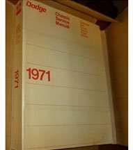 1971 Dodge Challenger Chassis Service Manual