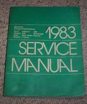 1983 Dodge Charger Electrical & Engine Performance Service Manual