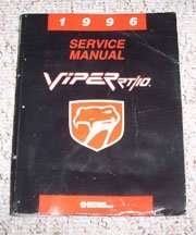 1996 Dodge Viper RT/10 Service Manual