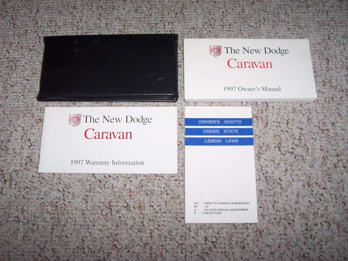 1997 Dodge Caravan & Grand Caravan Owner's Manual Set 1997 Dodge Caravan & Grand Caravan Owner's Manual Set