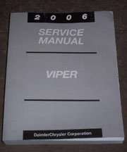 2006 Dodge Viper Shop Service Repair Manual