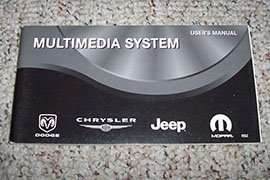 2010 Dodge Grand Caravan Multimedia System Owner's Operator Manual User Guide 2010 Dodge Grand Caravan Multimedia System Owner's Operator Manual User Guide