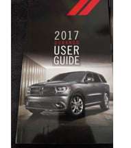 2017 Dodge Durango Owner's Operator Manual User Guide